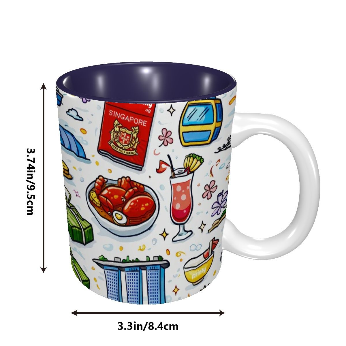Custom Ceramic Coffee Mugs (11oz)