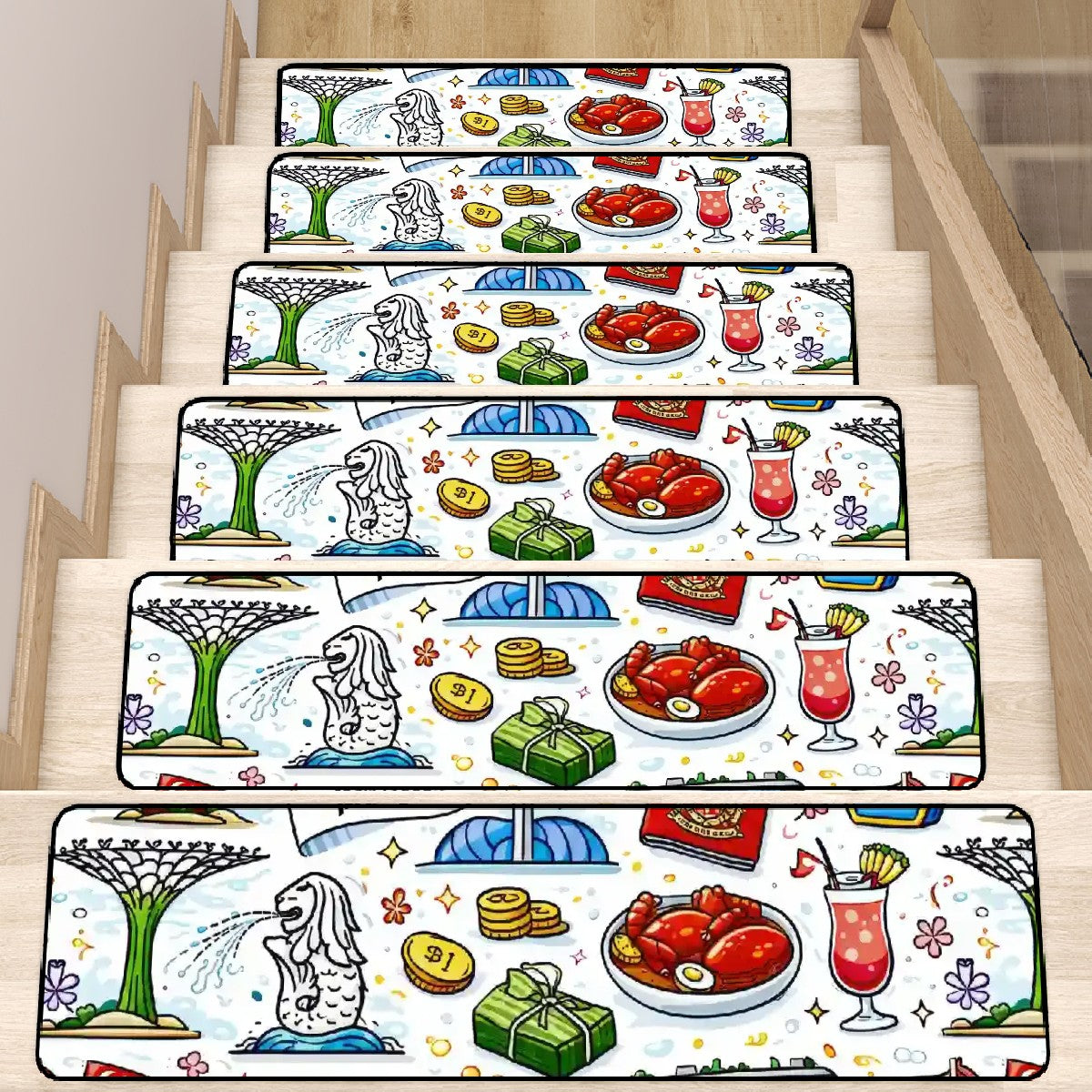 Custom Non Slip Carpet for Stairs Treads