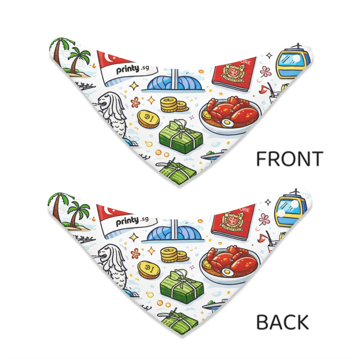 Custom Dog Bandanas Double Sided