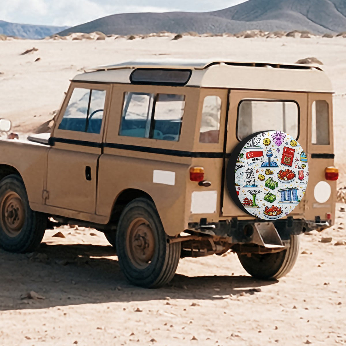 Custom Lightweight Spare Tire Cover