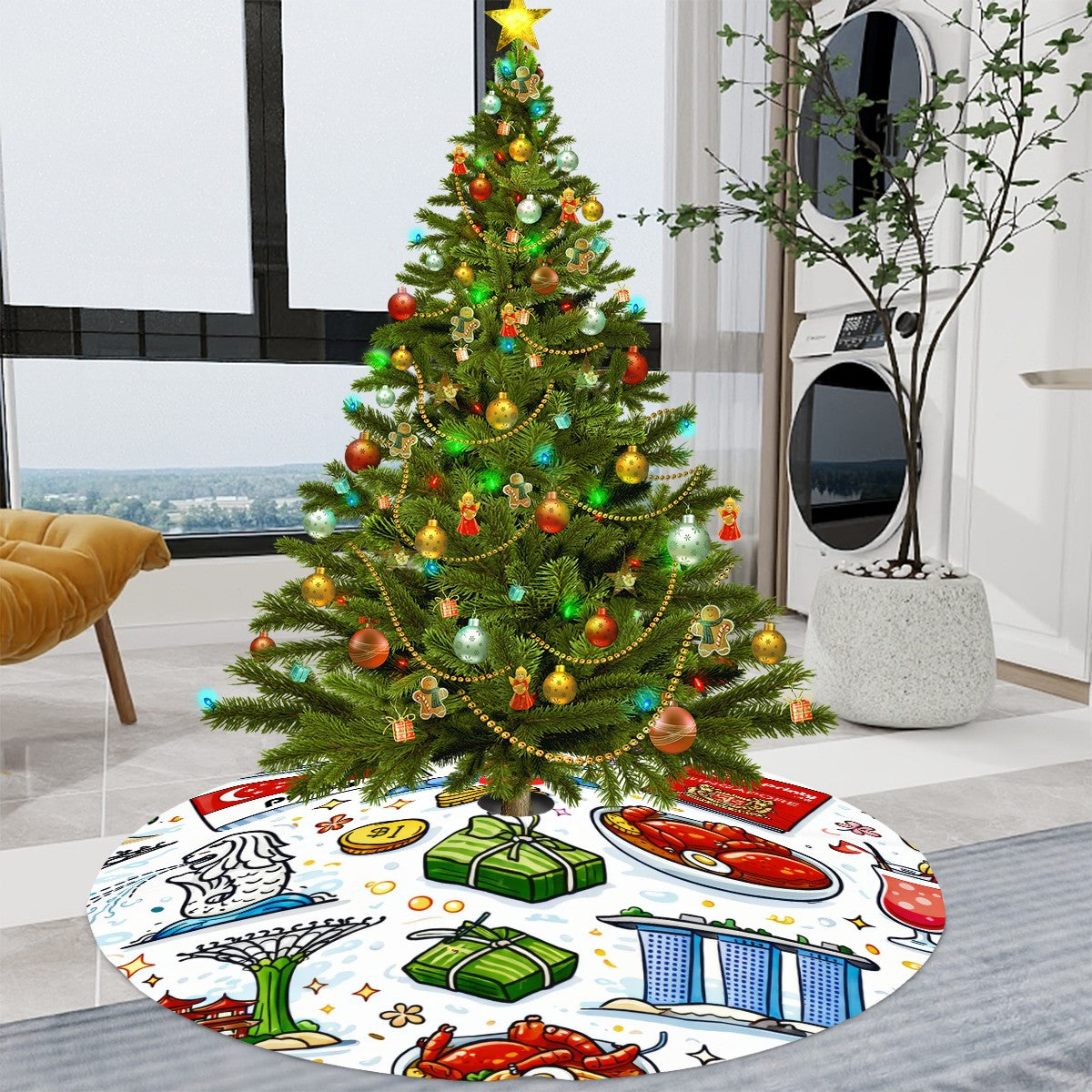 Custom Thickened Christmas Tree Skirt