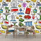 Custom Unpasted Mural Wallpaper 144"x100"