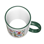 Custom Colored Ceramic Coffee Mug (11oz) (Area Print)