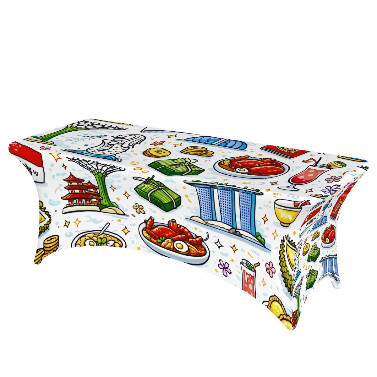 Custom Stretch Table Cloth Rectangle Table Covers