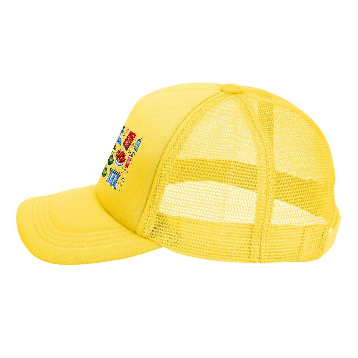 Custom Mesh Baseball Cap (Area Pattern)