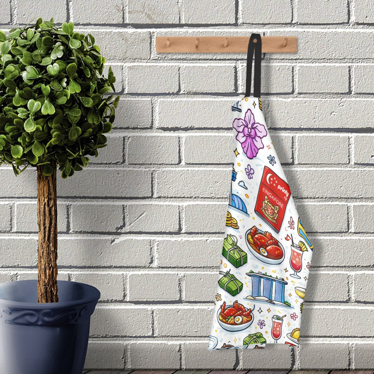 Custom Waterproof Apron Women without Pockets