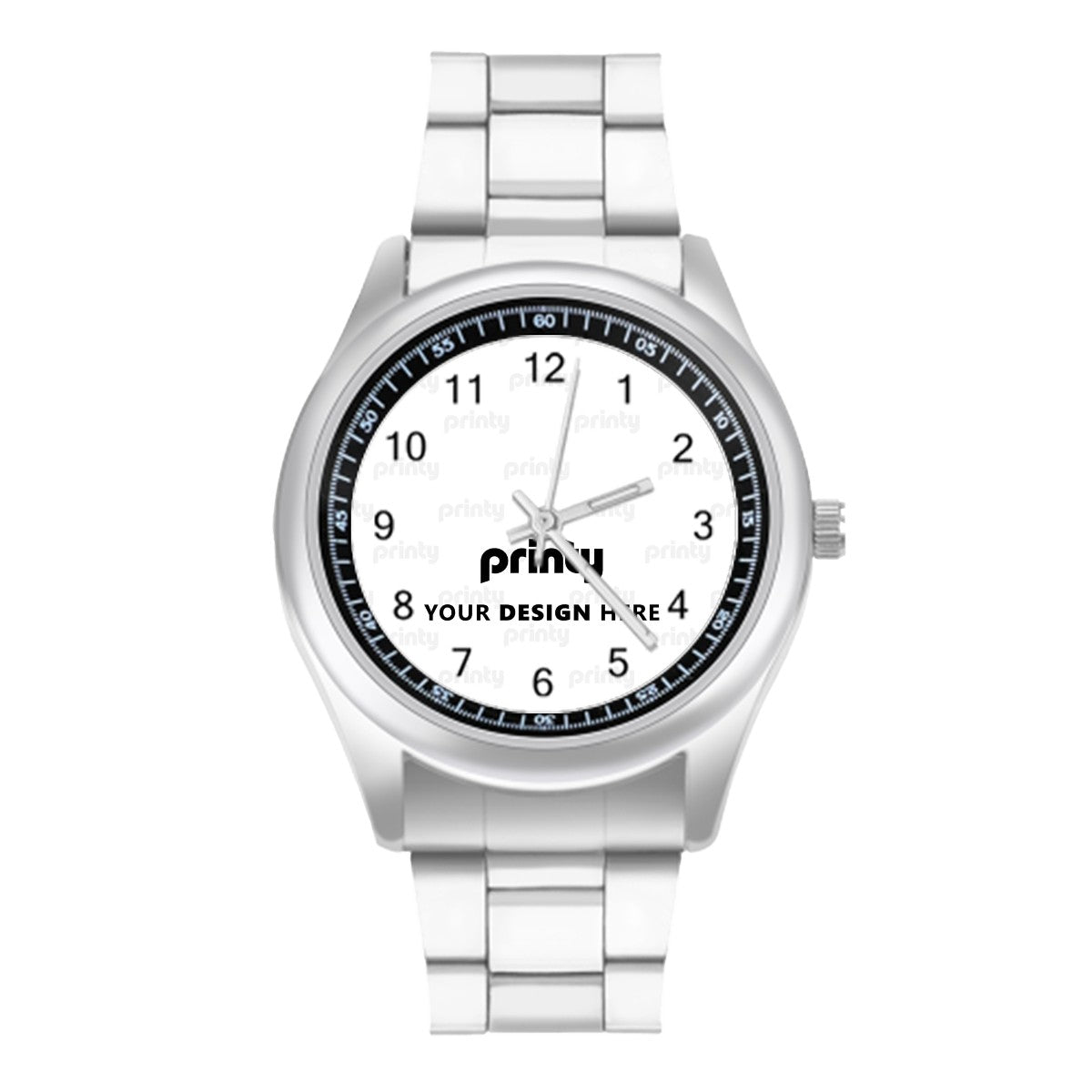 Custom Simple Stainless Steel Watch