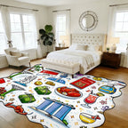 Custom Scalloped Area Rug 168"x118"
