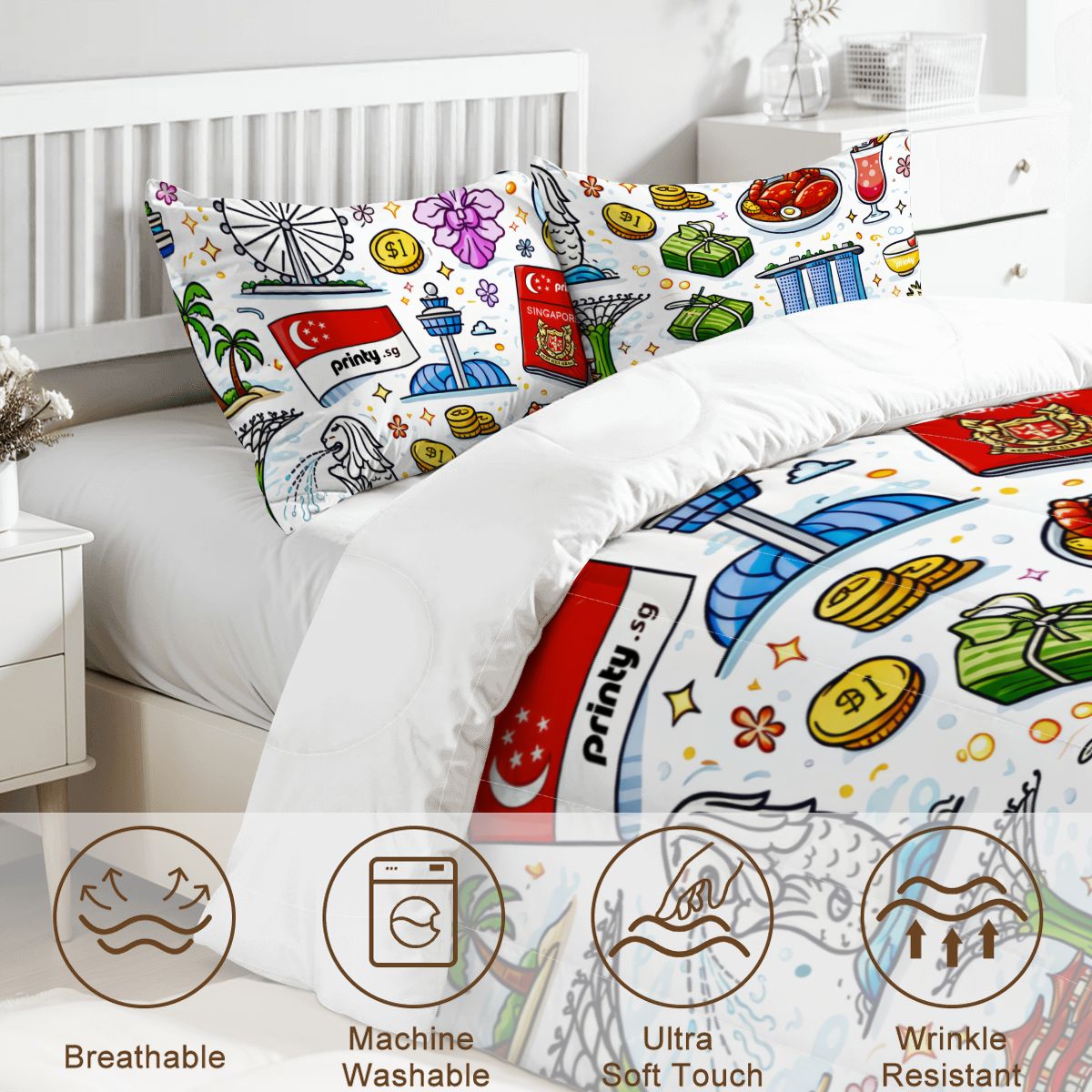 Custom Full Comforter Set