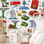 Custom Unpasted Mural Wallpaper 96"x69"