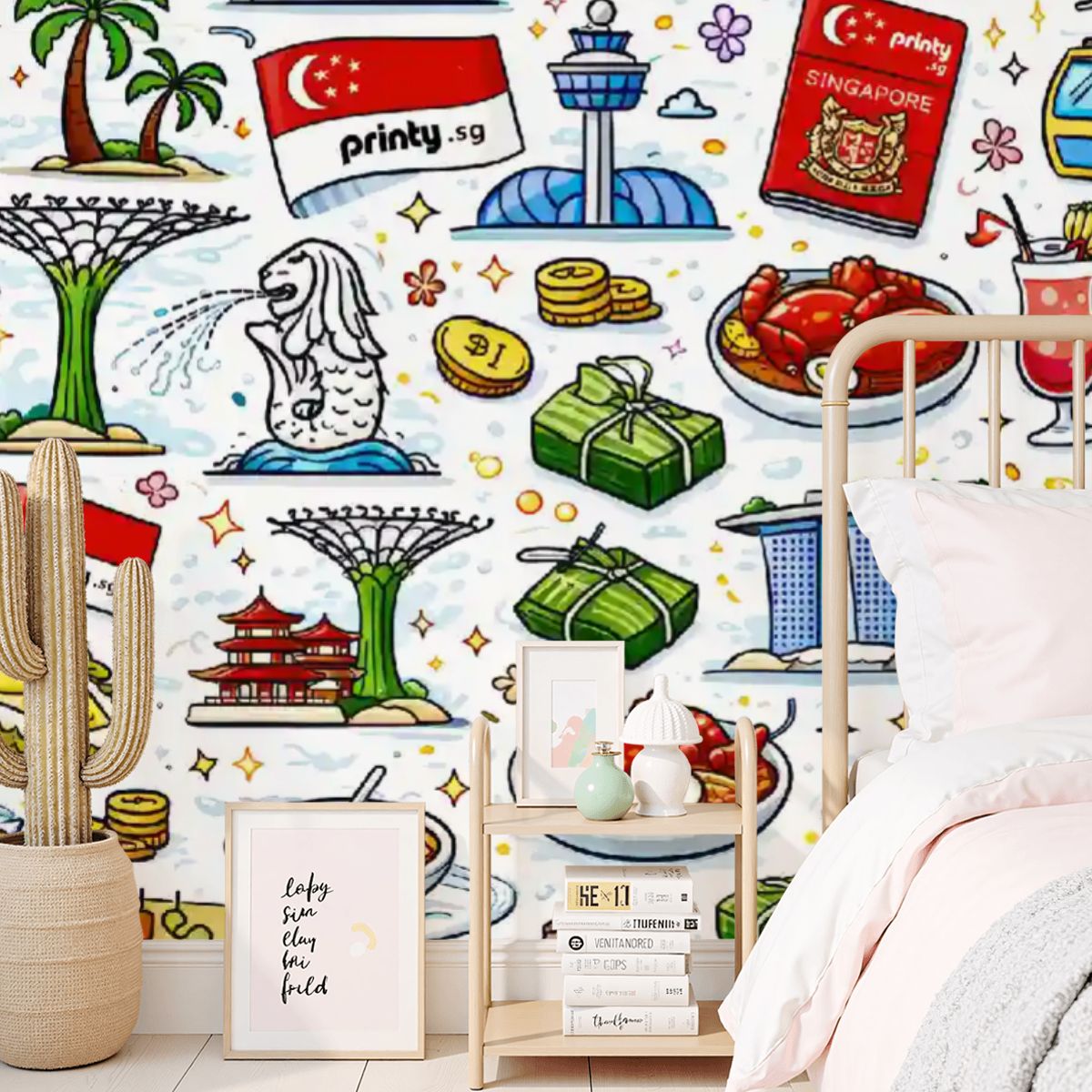 Custom Unpasted Mural Wallpaper 96"x69"