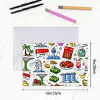 Custom Horizontal Greeting Cards (Pearl Paper)