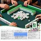 Custom 4 Mahjong Card Holder with Line Finder