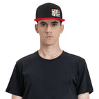 Custom Flat Bill Hats Hip Hop Style (Side Pattern)