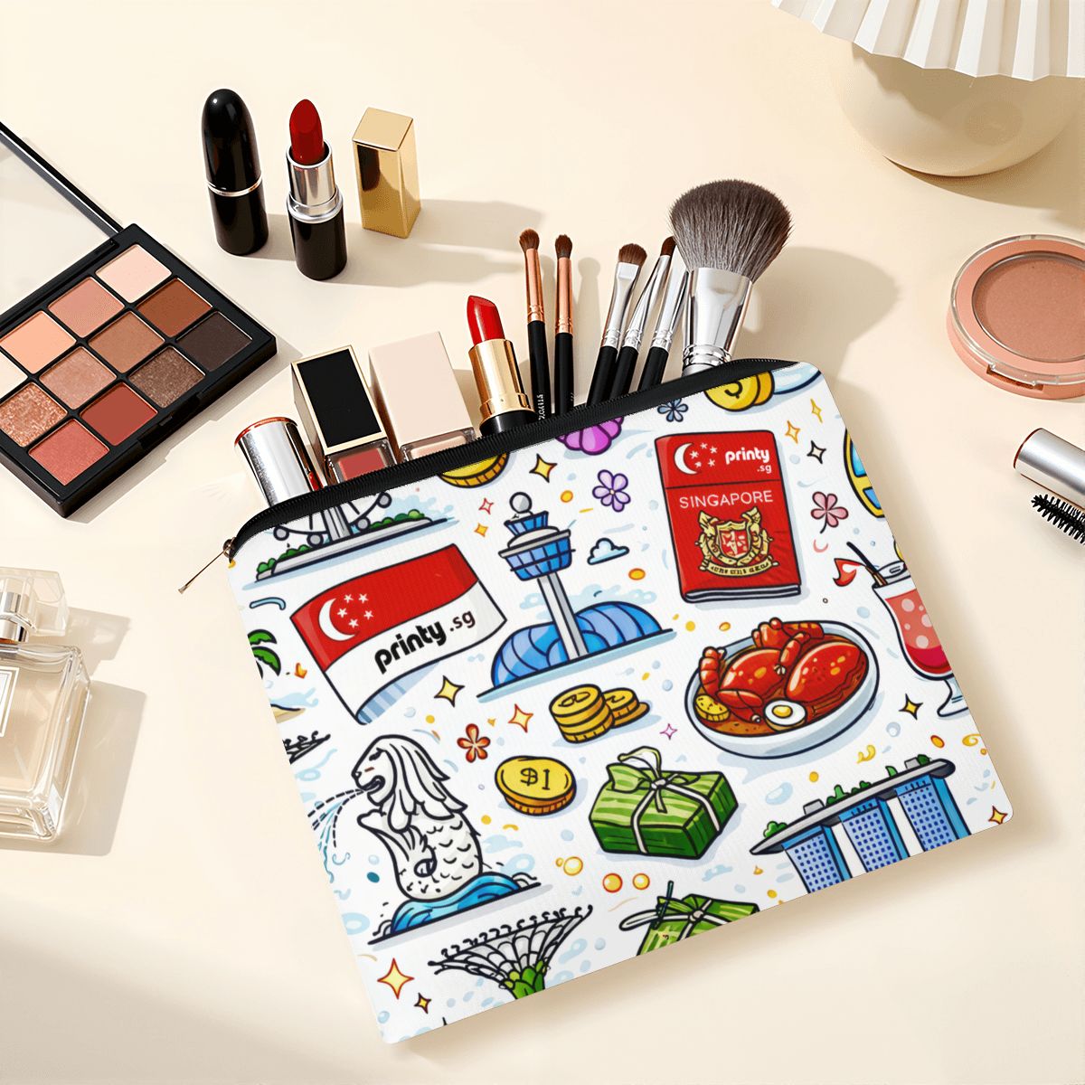 Custom Travel Makeup Pouch