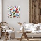 Custom Acrylic Wall Art Prints Square (Punched Type)