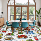 Custom Large Area Rug Floor Carpet (7:5)