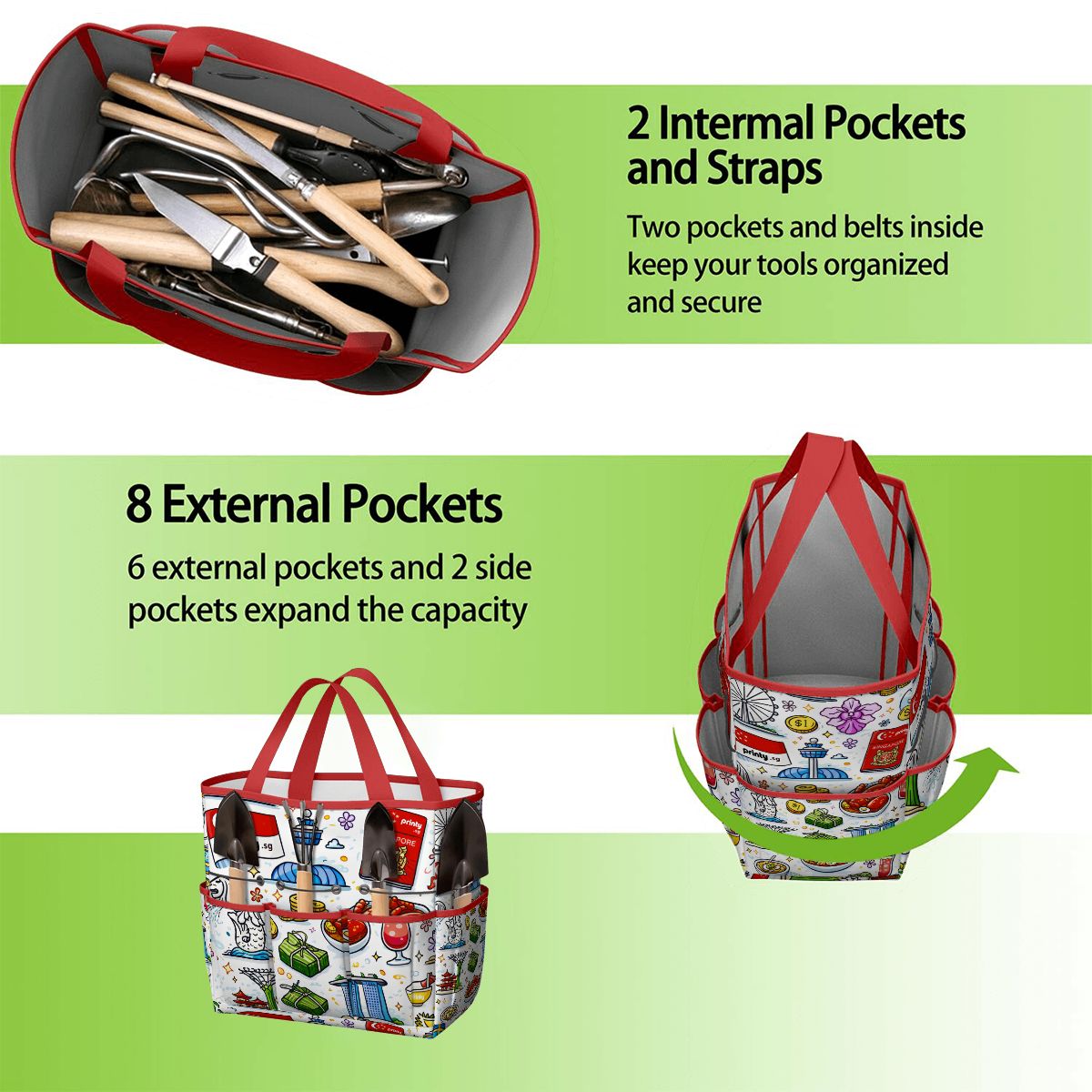 Custom Garden Tool Bag (Tools Not Included)