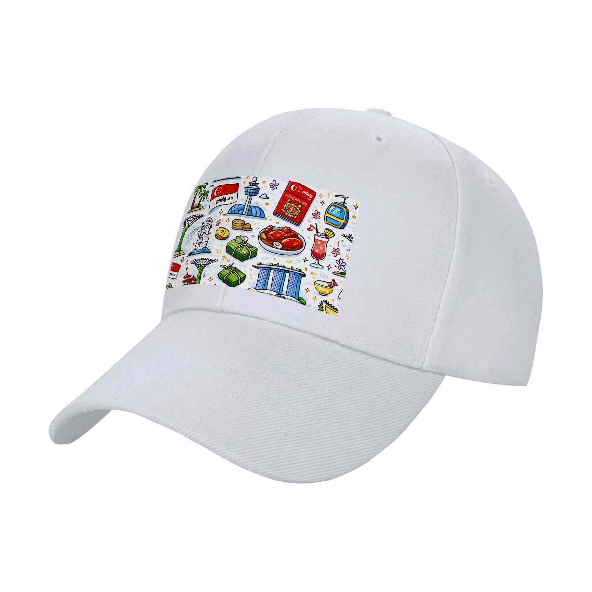 Custom Curved Eaves Trucker Hat (Solid Color)