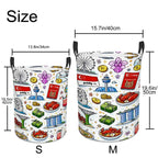 Custom Circular Laundry Basket