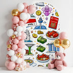 Custom Large Arched Background Cover