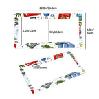 Custom 4-Hole Round License Plate Frames 2 pcs