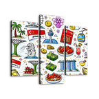 Custom 3 Panels Canvas Prints Wall Art (Set G)