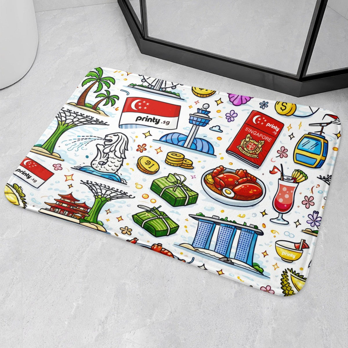 Custom Flannel Non Slip Area Rug (3:2)