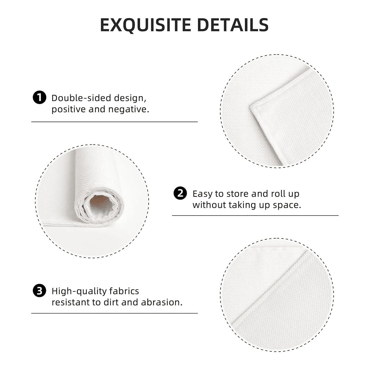 Custom Double Layer Imitation Linen Placemats
