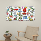 Custom 2 Panels Canvas Prints Wall Art (Set A)