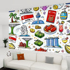 Custom Peel and Stick Wallpaper Removable
