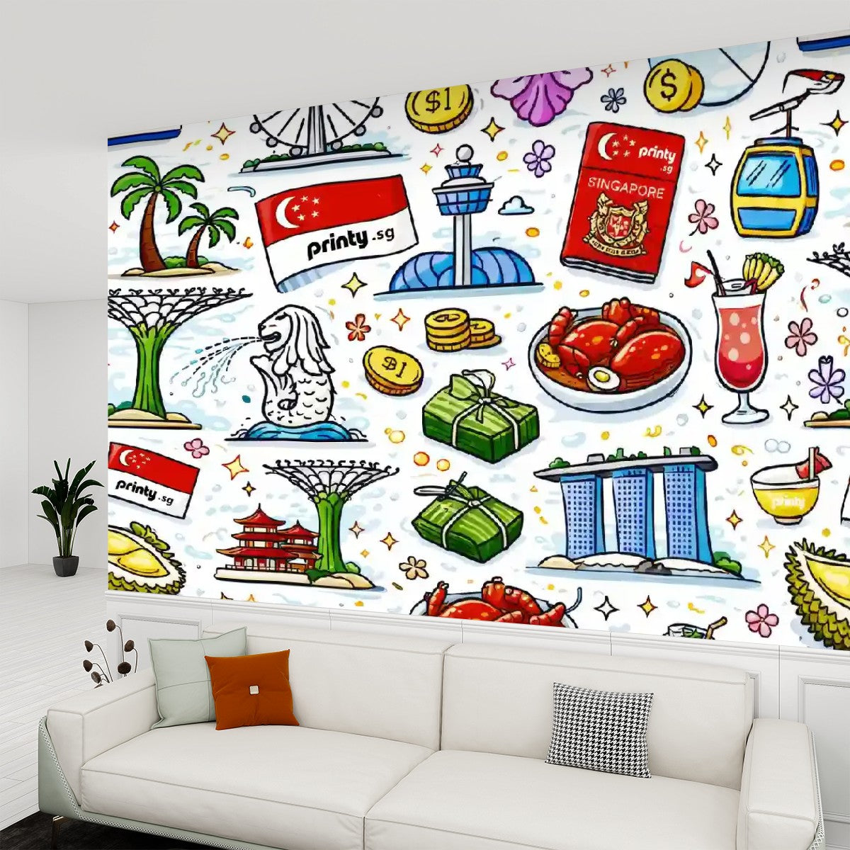 Custom Peel and Stick Wallpaper Removable
