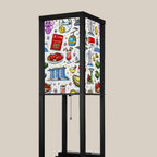 Custom Lampshade for Floor Lamp with Shelves