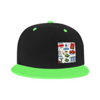 Custom Flat Bill Hats Hip Hop Style (Side Pattern)