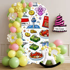 Custom Small Arched Background Cover