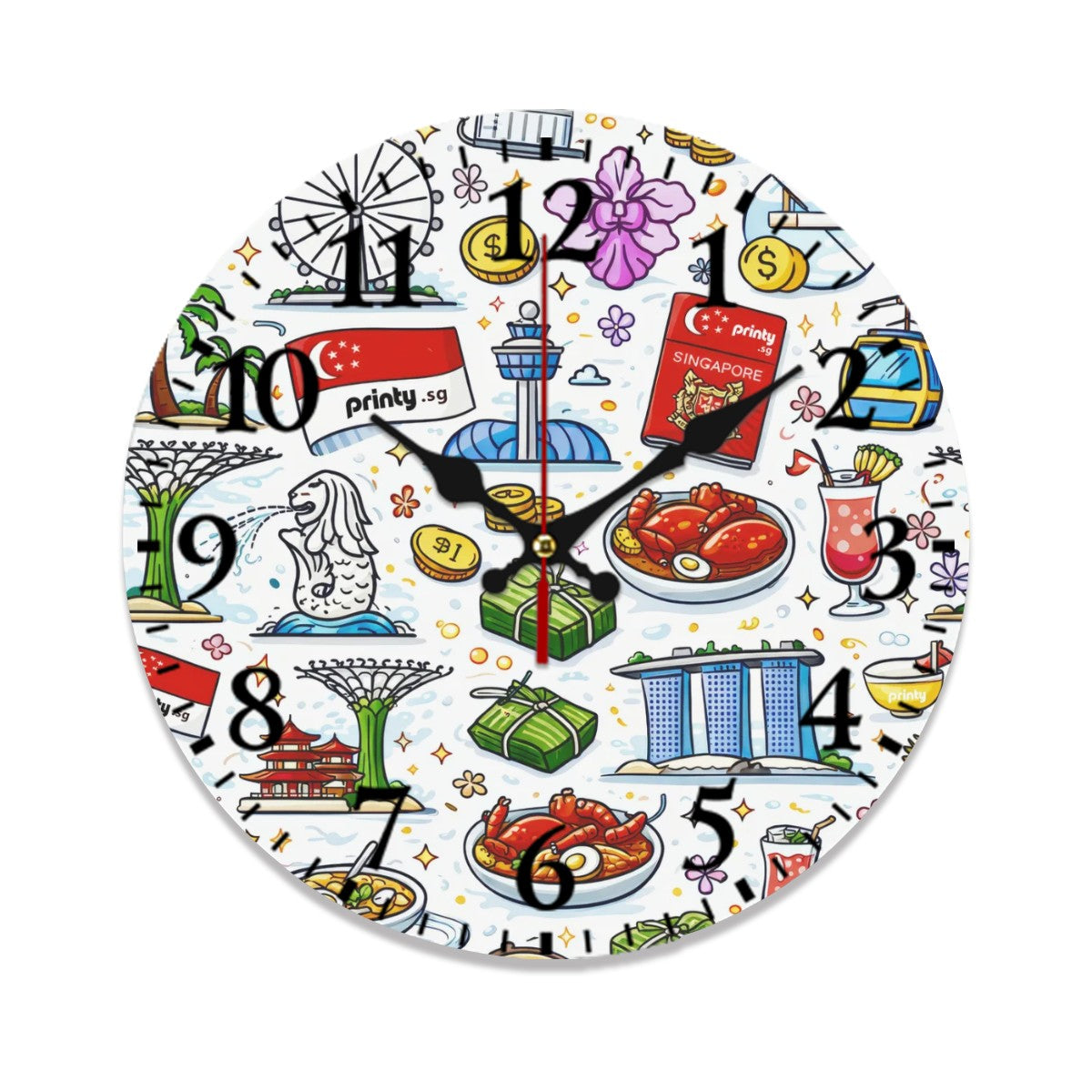 Custom Fashion PVC Wall Clock