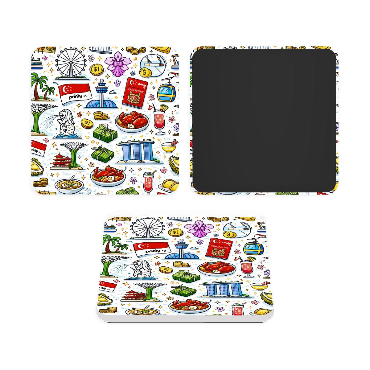 Custom Square Acrylic Fridge Magnets