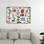 Custom Frameable Canvas Prints Wall Art (Horizontal)