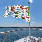Custom Large Outdoor Decor Flags Double Sided (2:3)