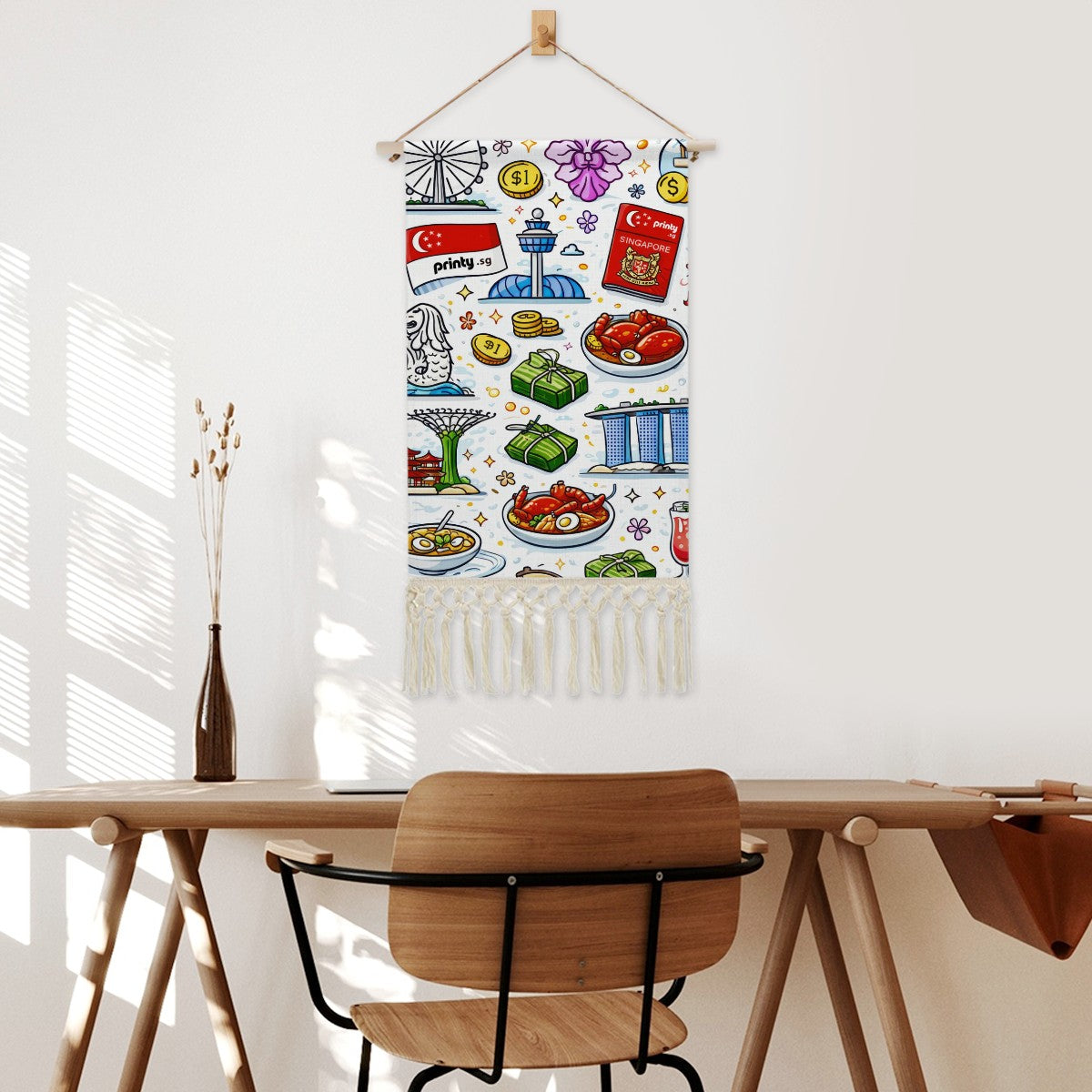 Custom Cotton and Linen Hanging Pictures