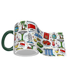 Custom Colored Ceramic Coffee Mug (11oz) (All Over Print)