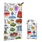 Custom Vertical Microfiber Towel