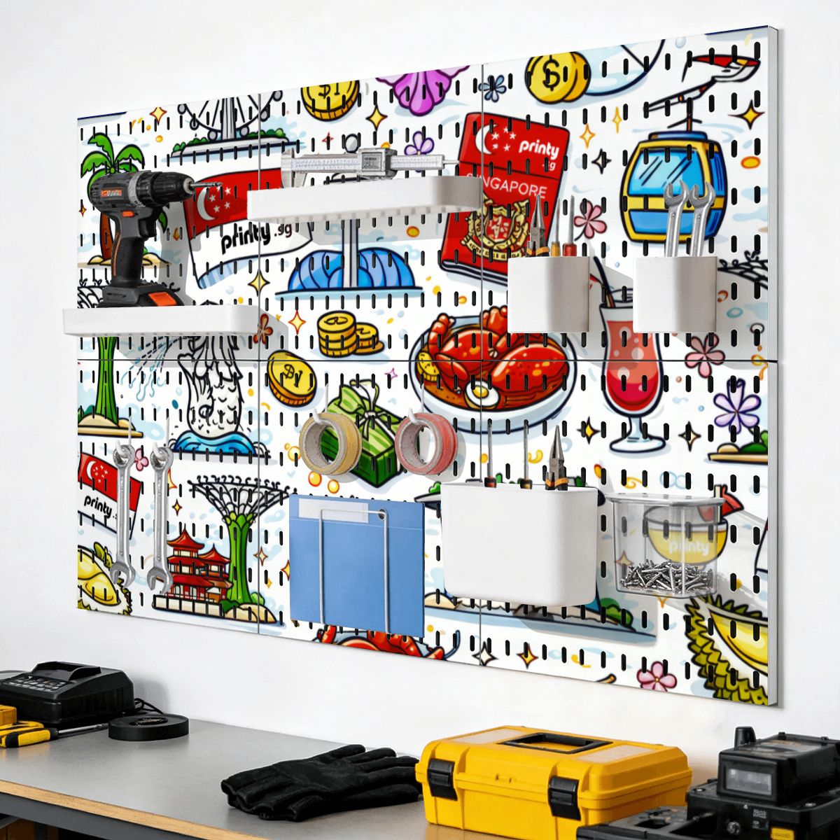 Custom 6 PCS Pegboard Kit