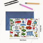 Custom Horizontal Greeting Cards (Pearl Paper)