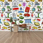 Custom Unpasted Mural Wallpaper 144"x100"