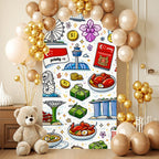 Custom Large Arched Background Cover