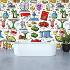 Custom Unpasted Mural Wallpaper 144"x100"