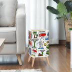 Custom Square Small Trash Can with Lid