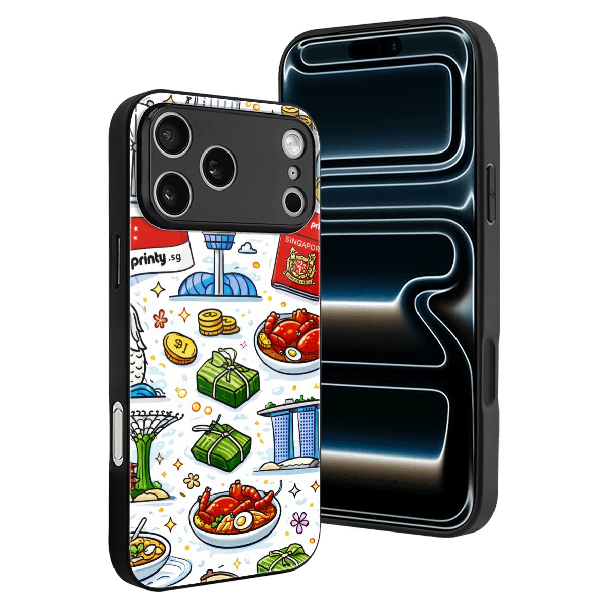 Custom iPhone 17 Pro Max Glass Phone Case