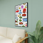 Custom Frameable Canvas Prints Wall Art (Vertical)